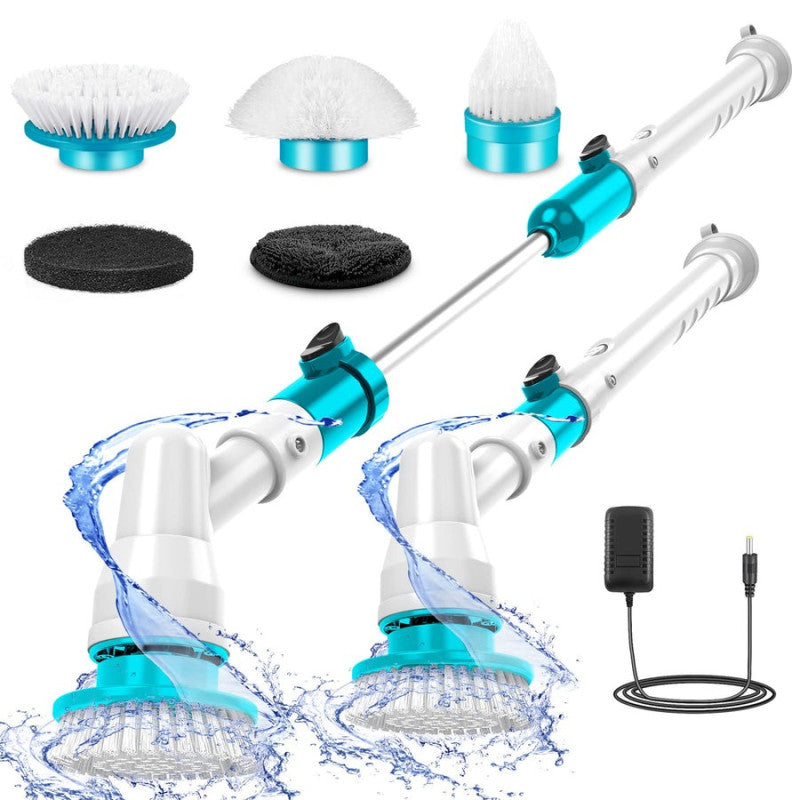 Electric Spin Scrubber Brush โ Cordless Rechargeable Bathroom Cleaning Brush for Floor, Tiles, Tub & Kitchen