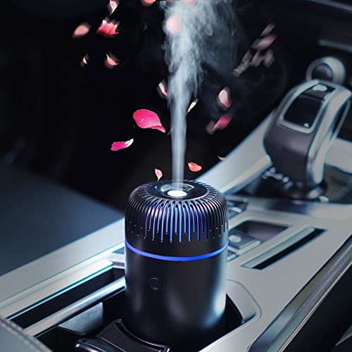 Mini Car Humidifier Portable USB Diffuser – 7 Color LED Night Light Air Humidifier for Car, Home & Office