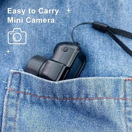 Y3000 Retro Mini Keychain Camera | HD Portable Vintage Digital Camera with Keychain