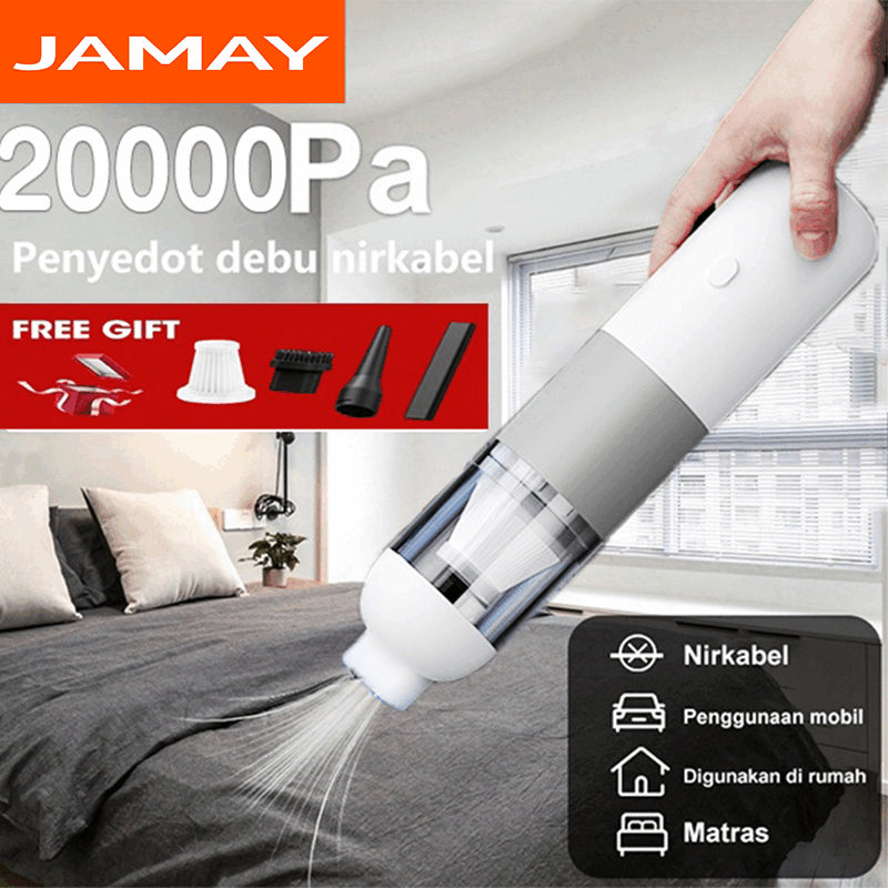 Portable Handheld Wireless Vacuum Cleaner – Cordless Mini Vacuum for Car, Keyboard, Home & Office Cleaning