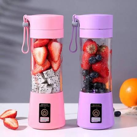 6-Blade Portable Juicer Mixer Grinder โ USB Rechargeable Smoothie Blender for Fresh Juices & Shakes