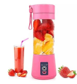 6-Blade Portable Juicer Mixer Grinder โ USB Rechargeable Smoothie Blender for Fresh Juices & Shakes