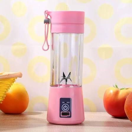 6-Blade Portable Juicer Mixer Grinder โ USB Rechargeable Smoothie Blender for Fresh Juices & Shakes