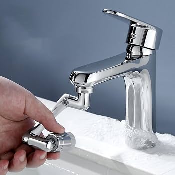1800° Swivel Faucet Extender for Bathroom Sink – 2-Mode Water Saving Splash Filter Tap Extension
