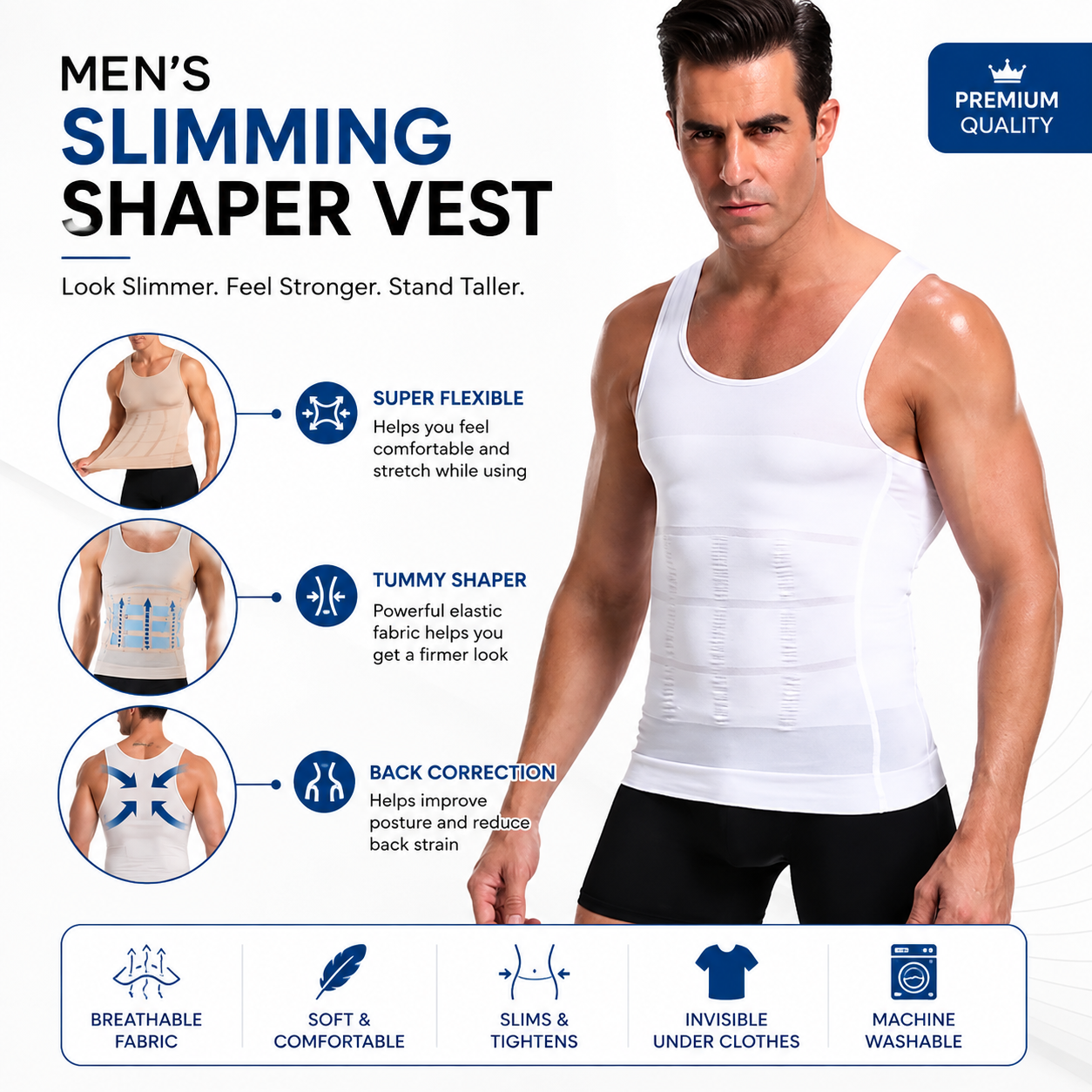 Men Slimming Body Shaper