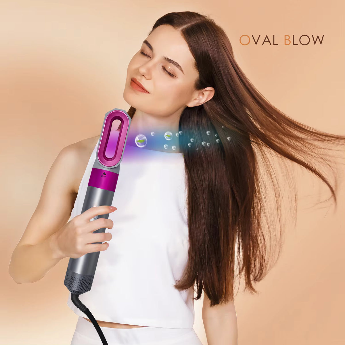 Multi-Functional 5-In-1 Straightening Iron Curling Iron Hot Comb Styling Set Hair Dryer And Electric Comb Hairdressing Tools