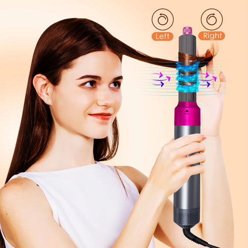 Multi-Functional 5-In-1 Straightening Iron Curling Iron Hot Comb Styling Set Hair Dryer And Electric Comb Hairdressing Tools